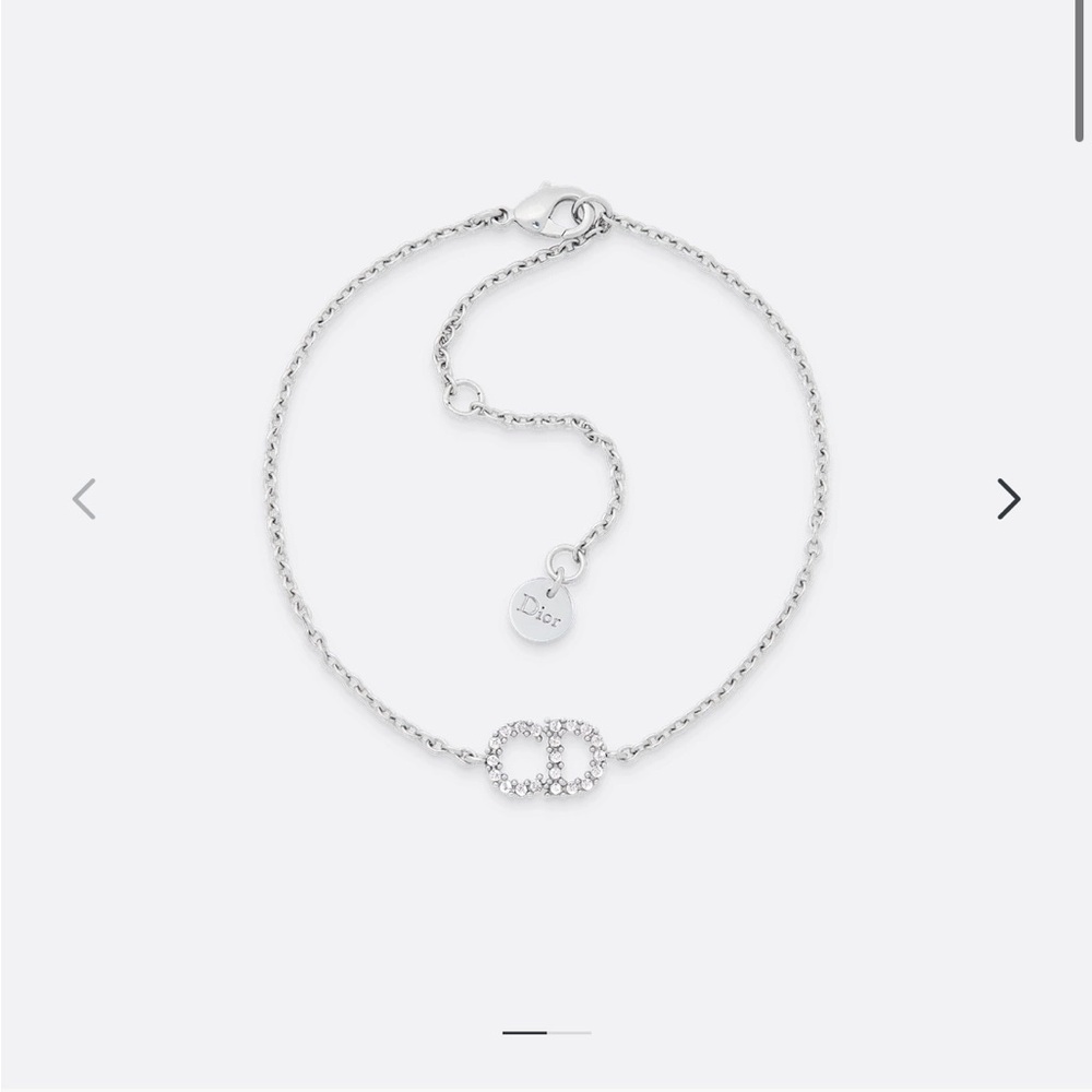 Authentic dior Claire D Lune costume jewelry crystals bracelet